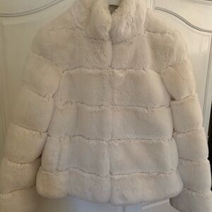 Fabulous Furs Cream Teddy Jacket